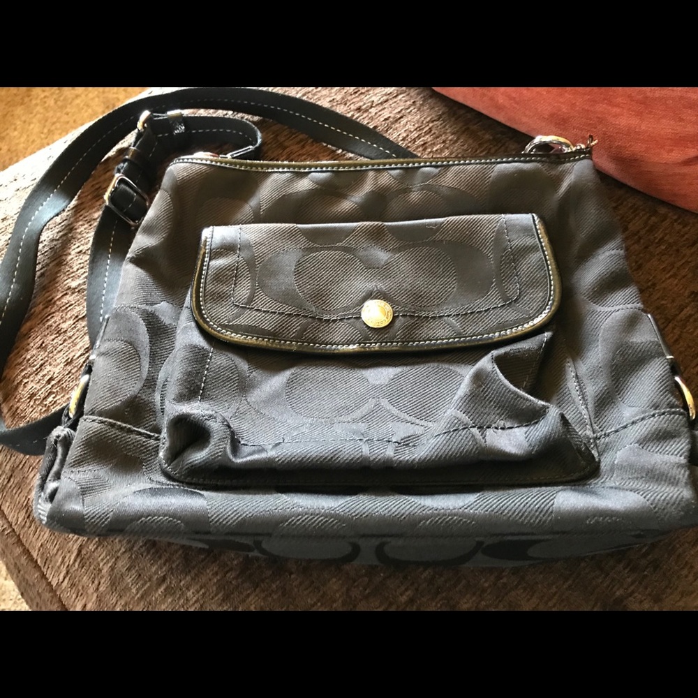 Coach black crossbody